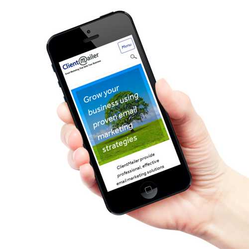 Mobile responsive websites