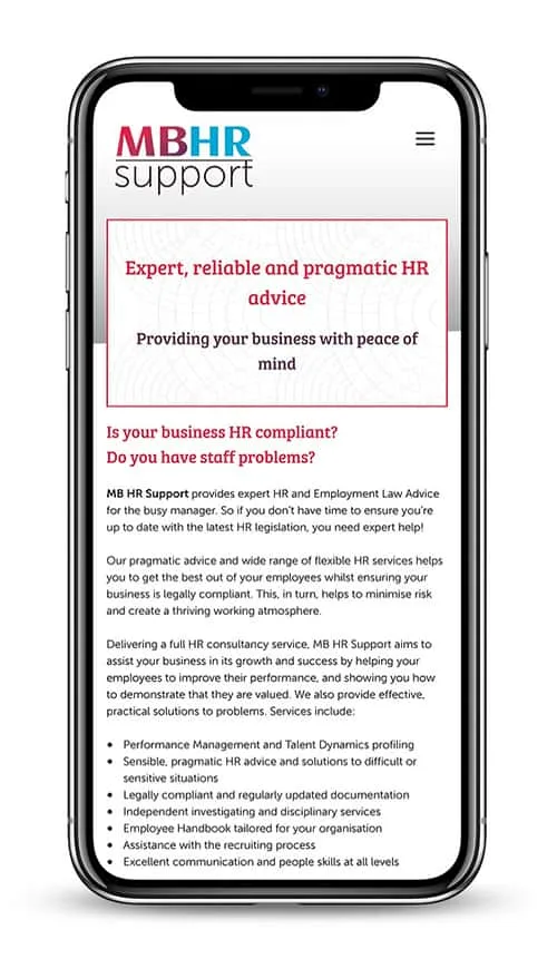 Mandy Brearley Human Resources consultant - mobile version of site